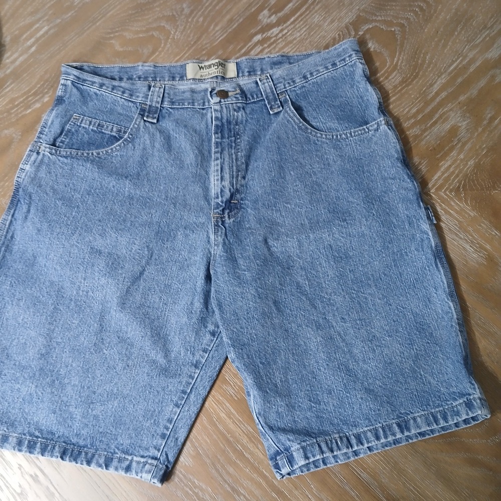 Wrangler Carpenter Shorts Men Sz 36 Hammer Loop 10" Inseam Utility Pockets